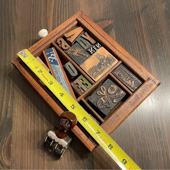 Vintage Copper on Wood Letterpress & More Stamps - Picture 11 of 12